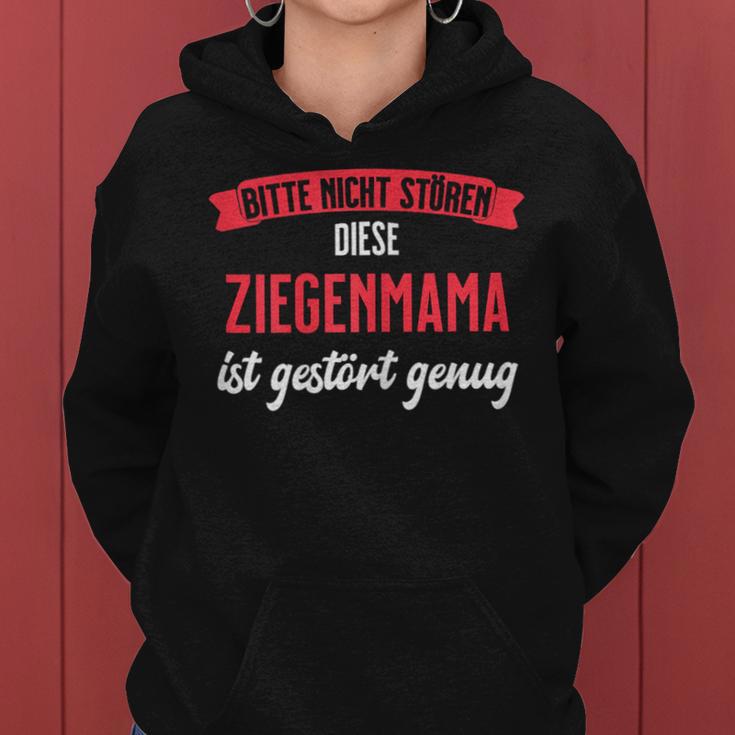 Women's Goat Mama – Disturted Enough – For Goat Owners Kapuzenpullover für Damen