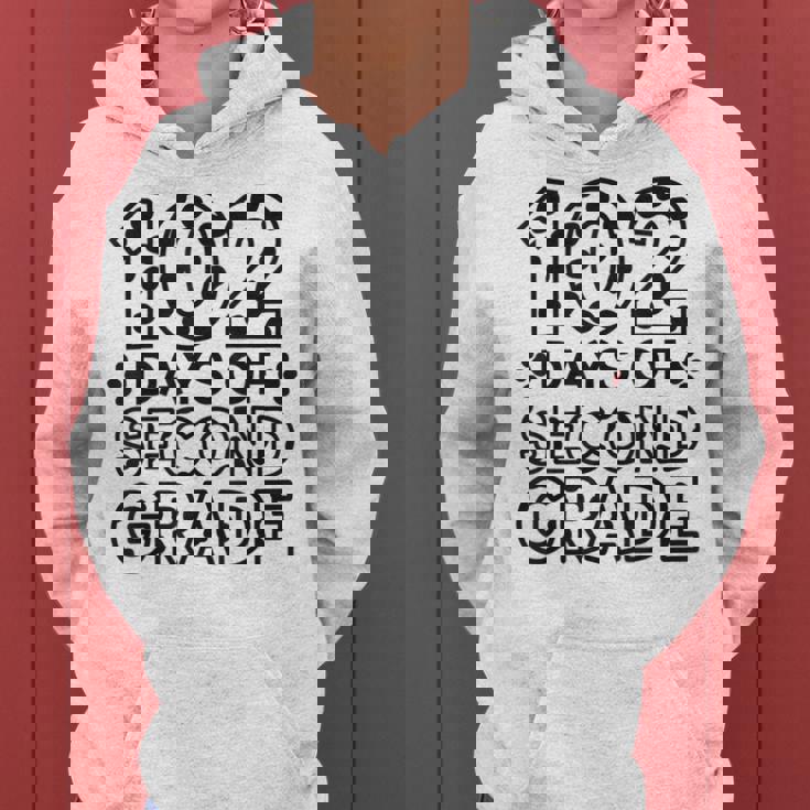102 Day Of 2Nd Grade Dalmatian Dog Lovers Student Or Teacher Women Hoodie