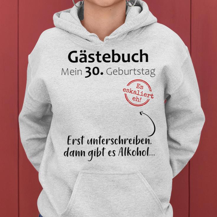 30Th Birthday Man Decoration 30Th Birthday Woman S Kapuzenpullover für Damen