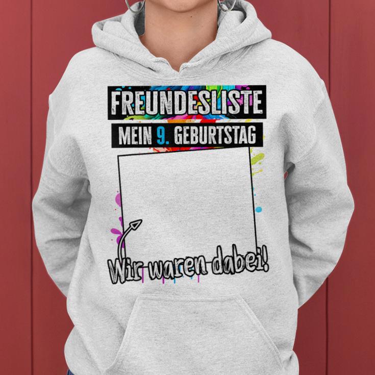 9 Years Boy Girl My 9Th Birthday Children's Birthday Kapuzenpullover für Damen