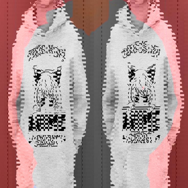 This Is My Anime Camisa Linda Kawaii Anime Merch Anime Girl Sudadera con capucha para mujer