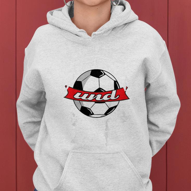 Children's Little Sister Biggest Fan Football Brother Sister Kapuzenpullover für Damen