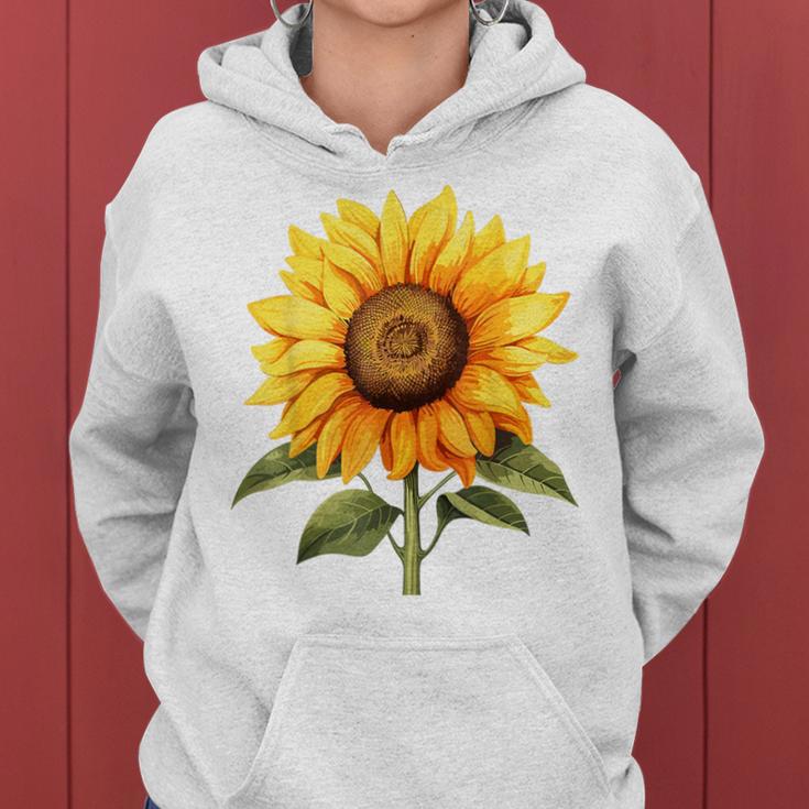 Florist And Sunflower Kapuzenpullover für Damen