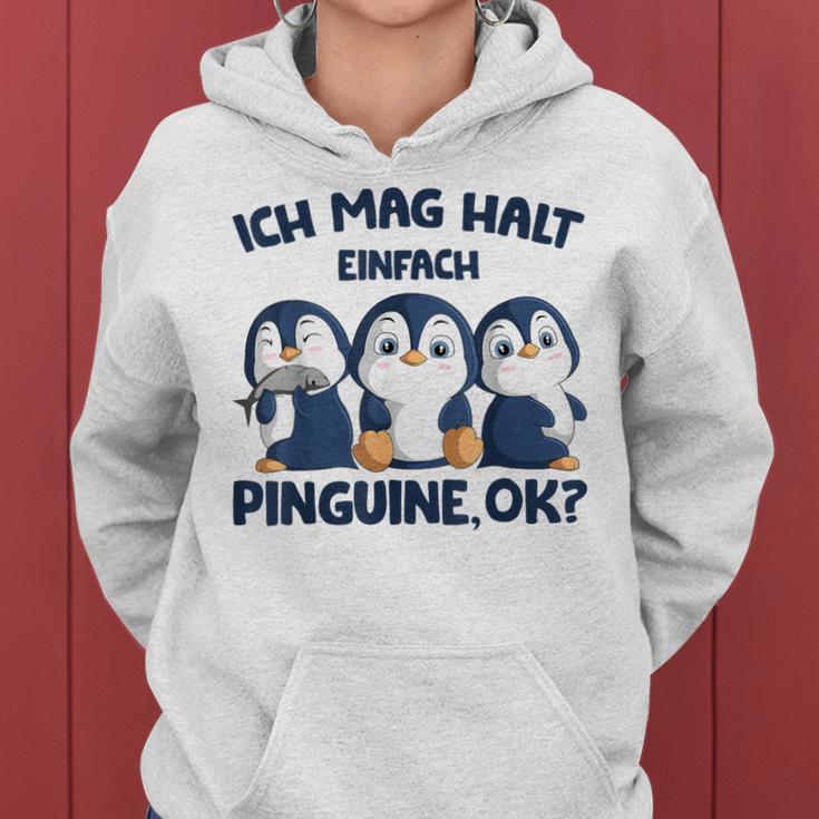 Ich Mag Halt Penguins Girls Children Women's Penguin Kapuzenpullover für Damen