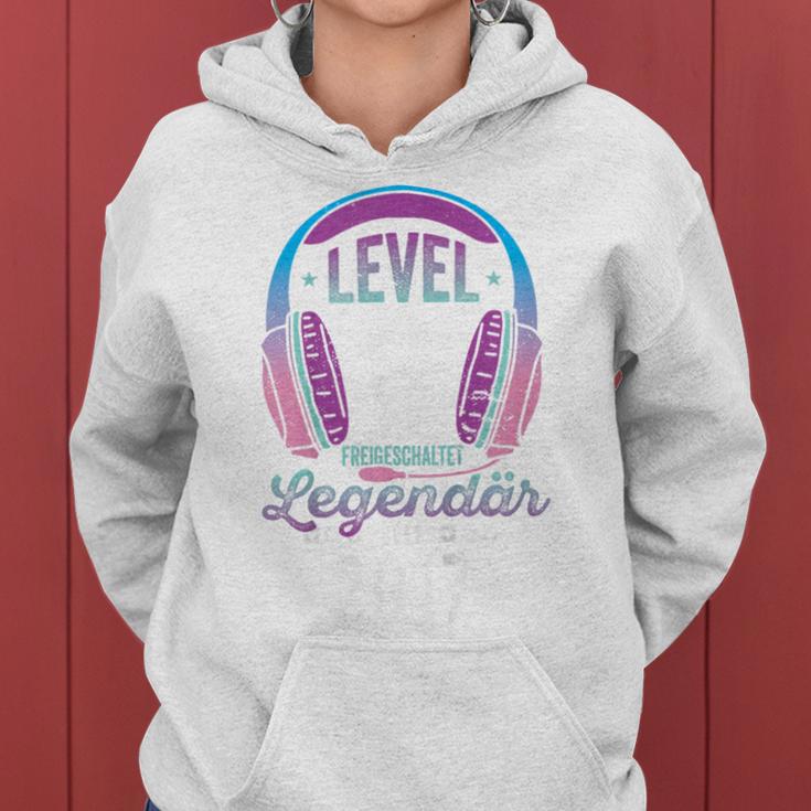 Kinder Level 8 Jahre Mädchen Geburtstag Gamer Girl Zockerin 2017 Kapuzenpullover für Damen