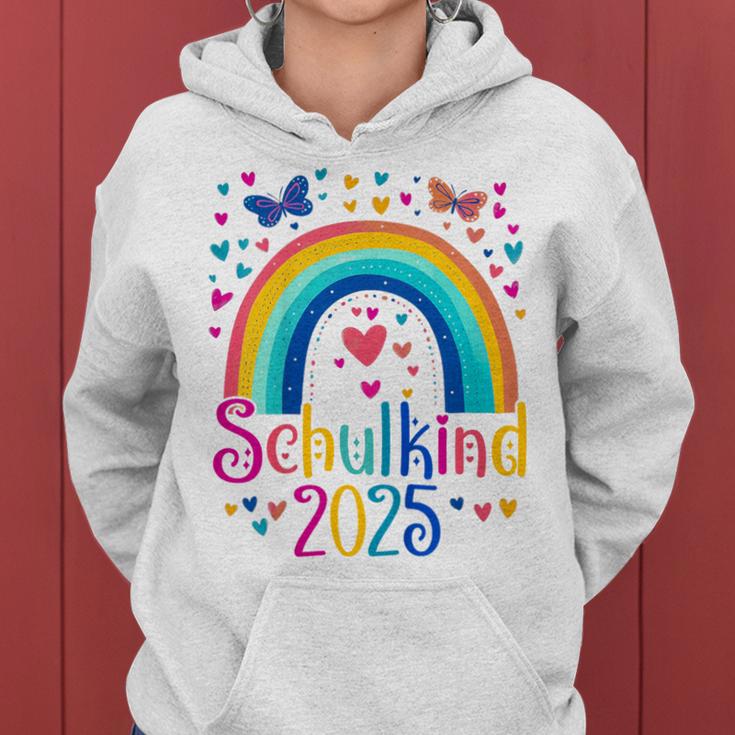 Kinder Schulkind 2025 Regenbogen Mädchen Einschulung 2025 Mädchen Kapuzenpullover für Damen