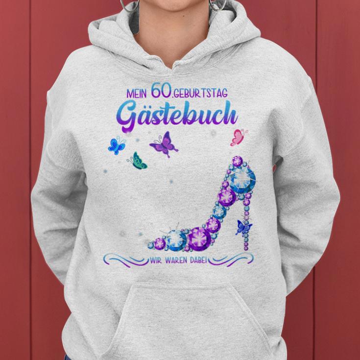 Ladies 60Th Birthday Guest Book Woman 1960 Ladies Guest Book Kapuzenpullover für Damen