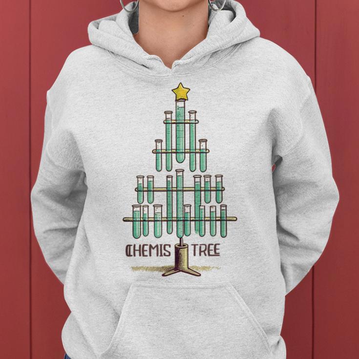 Oh Chemistree Christmas For Chemistry Teacher Chemistree Kapuzenpullover für Damen