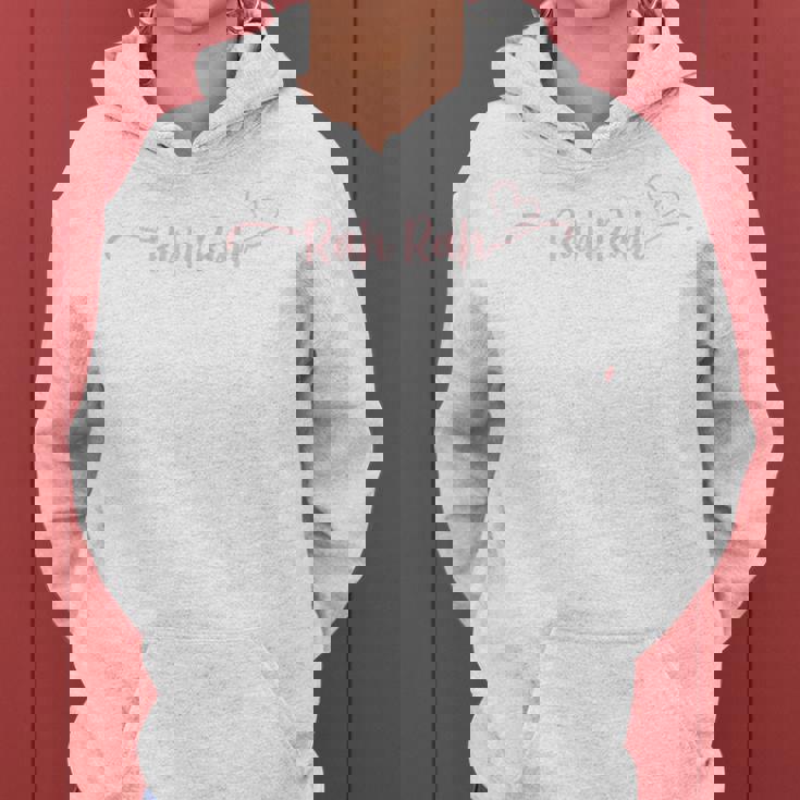 Rah Rah Heart Xmas Grandma Mother's Day Christmas Women Hoodie