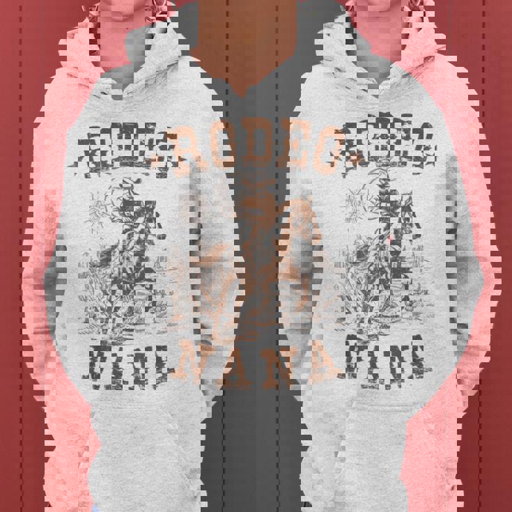 Rodeo Nana Western Cowboy Family Matching Mother's Day Women Hoodie