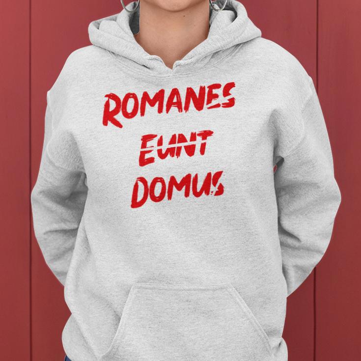 Romanes Eunt Ite Domus Clothing Kapuzenpullover für Damen