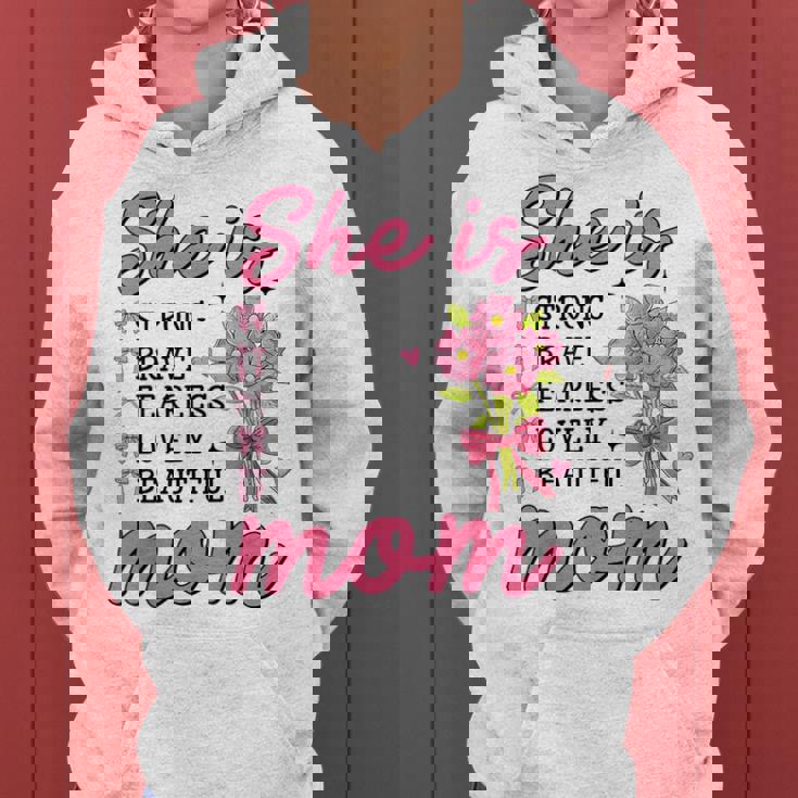 She Is Mom Christian Mother's Day Jesus Mama Religious Women Women Hoodie