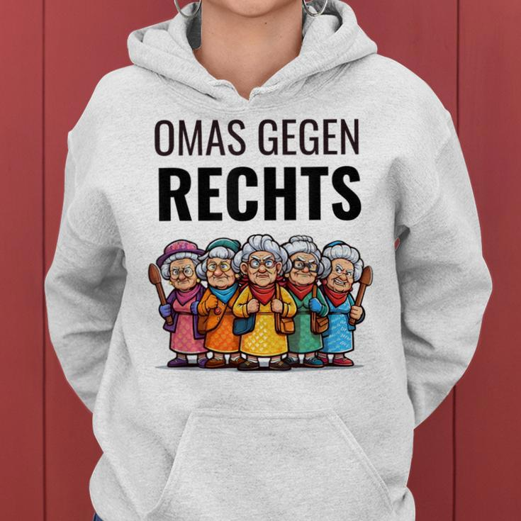 Stellungnahme Gegen Rechts Omas Gegen Rechts Kapuzenpullover für Damen