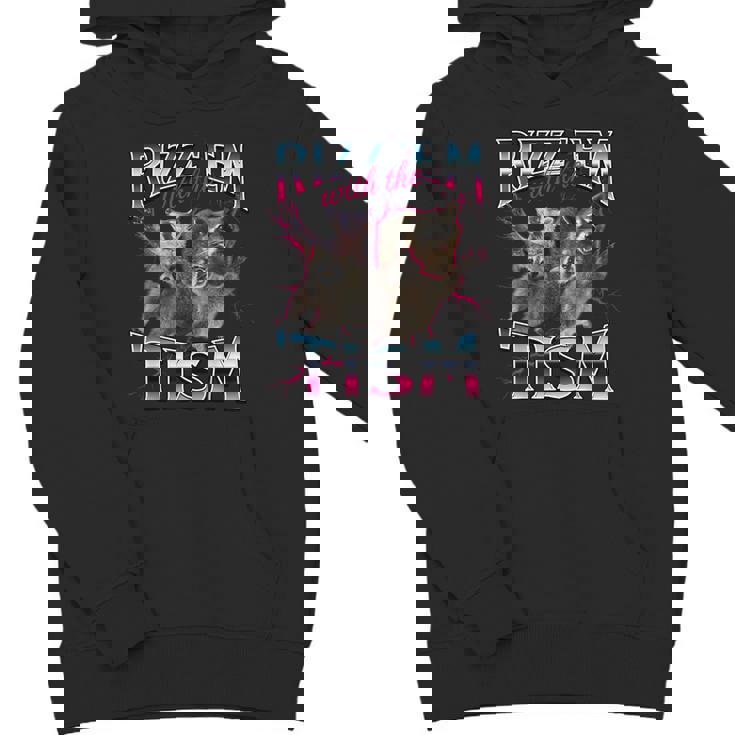 Autism Meme Raccoon Hoodie - Fun Unisex Youth Wear