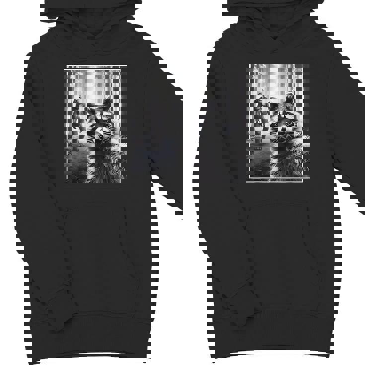 Bigfoot & Scared Raccoon Hoodie - Youth Unisex Adventure Theme