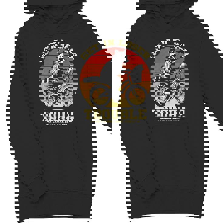 Get in Loser Raccoon & Opossum Unisex Youth Hoodie | Eco-Fun