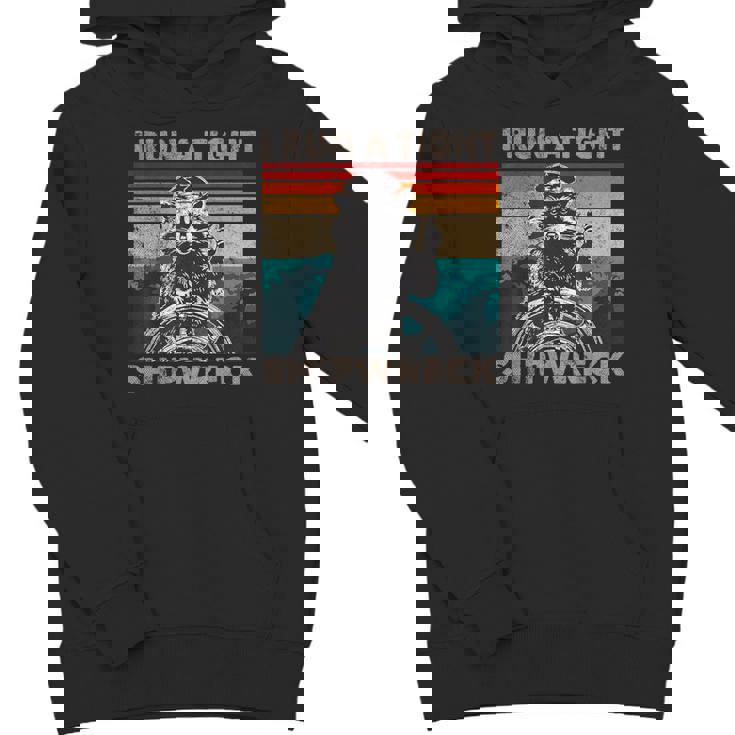 I Run A Tight Shipwreck Raccoon Captain Vintage Hoodie - Youth