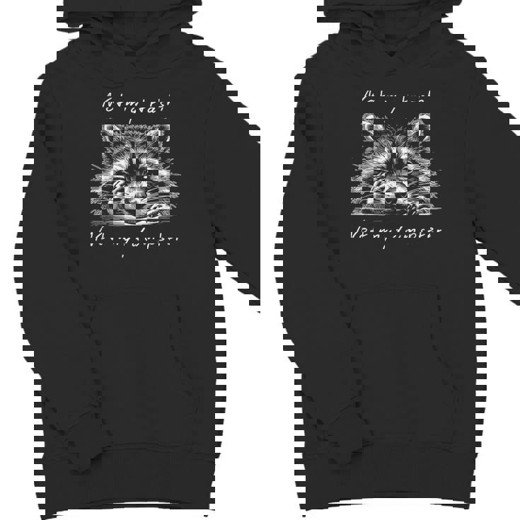 Not My Trash Raccoon Unisex Youth Hoodie - Cute Wildlife Theme