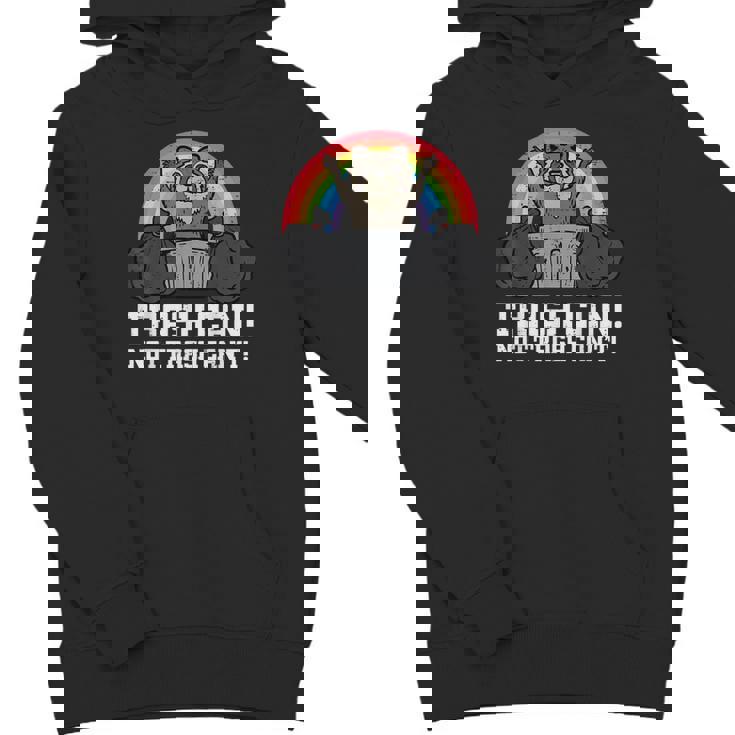 Raccoon Adventure Unisex Hoodie - Funny Street Cat Theme for All Ages