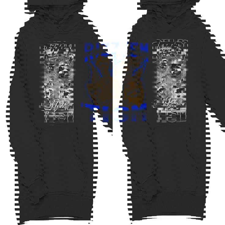 Raccoon Rizz Youth Hoodie - Autism Awareness Meme Fun