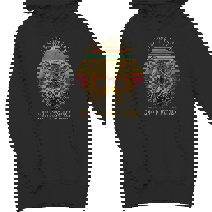 Raccoon Trash Panda Youth Hoodie - Cartoon Style for Kids