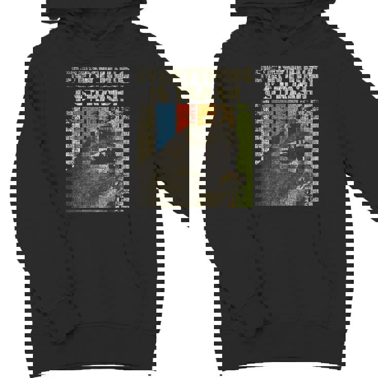 Retro Raccoon Lover Hoodie - Youth Camping Adventure Unisex