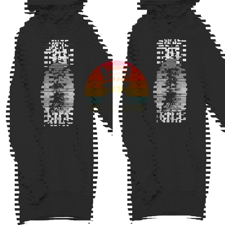 Retro 'Save The Trash Pandas' Youth Hoodie - Fun & Eco-Friendly