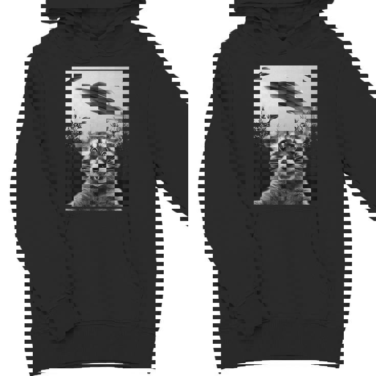 UFO Alien Raccoon Youth Hoodie - Fun Unisex Space Theme