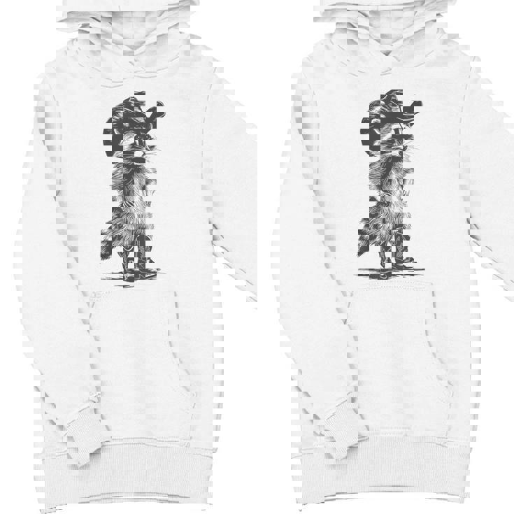 Raccoon Cowboy Meme Hoodie - Unisex Youth - Humorous Graphic Design