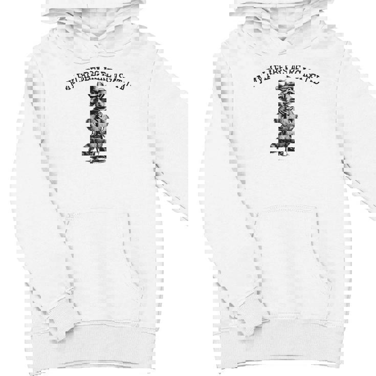 Raccoon Cowboy Youth Hoodie - Fun Unisex Western Style