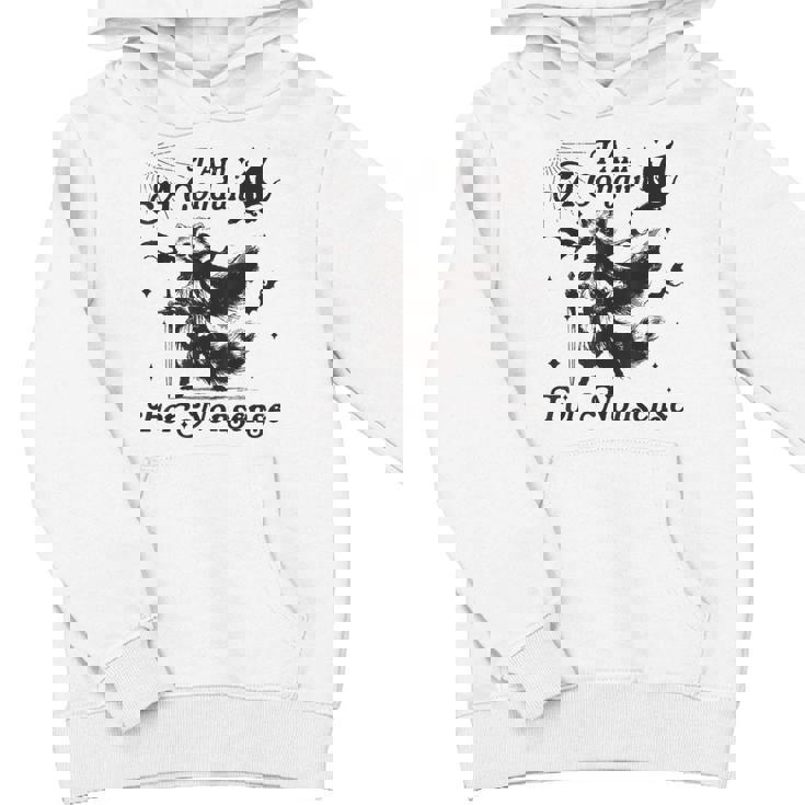 Raccoon Trend Unisex Youth Hoodie - Fun Grey Cotton Polyester Blend