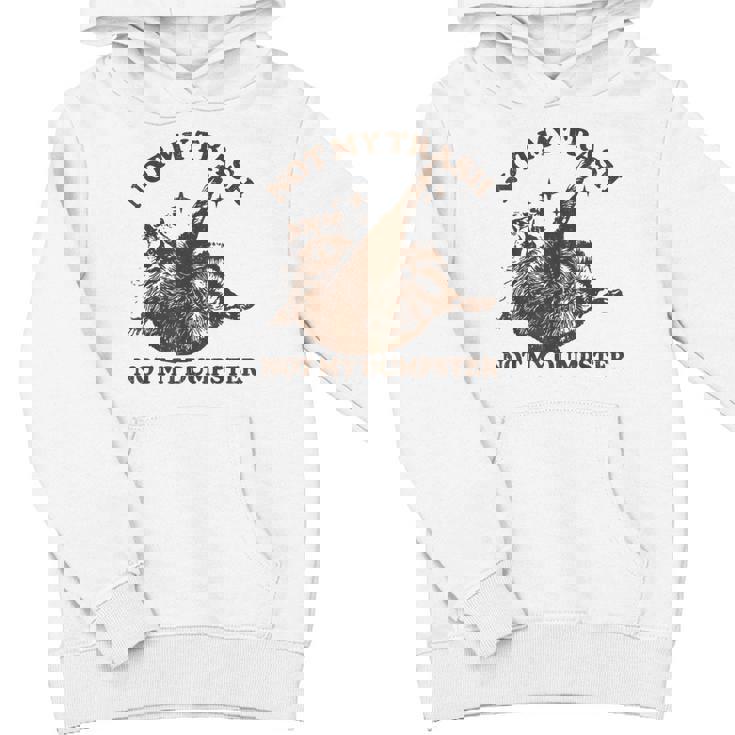 Sarcastic Raccoon Unisex Youth Hoodie | Quirky Humor Art