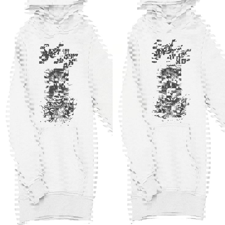 Sarcastic Raccoon Unisex Youth Hoodie - Sweet Yet Feisty Style