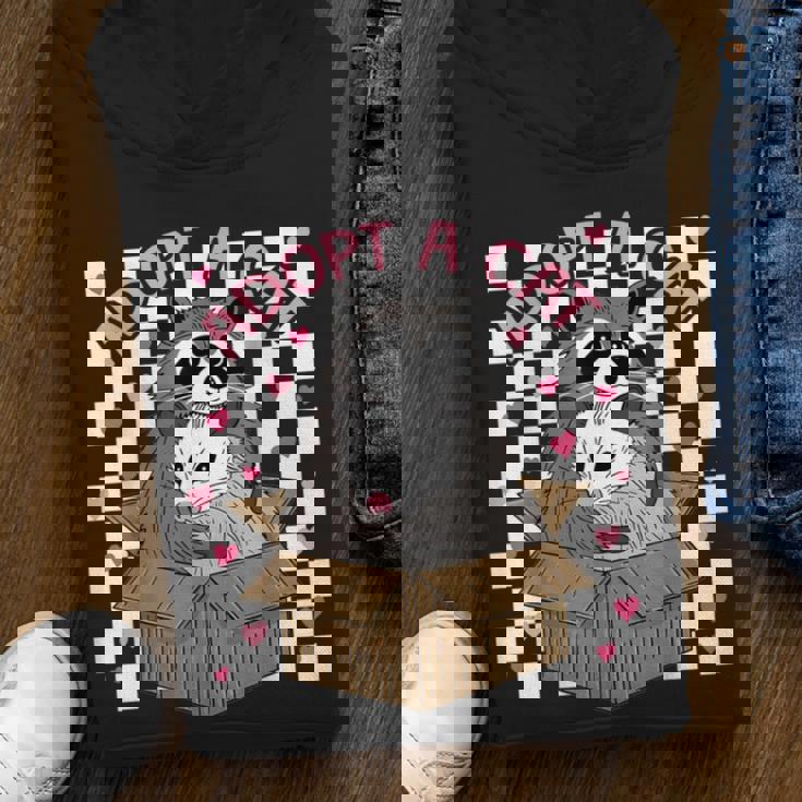 Adopt A Cat Team Hoodie - Youth Possum & Raccoon Design