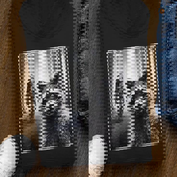 Bigfoot & Scared Raccoon Hoodie - Youth Unisex Adventure Theme