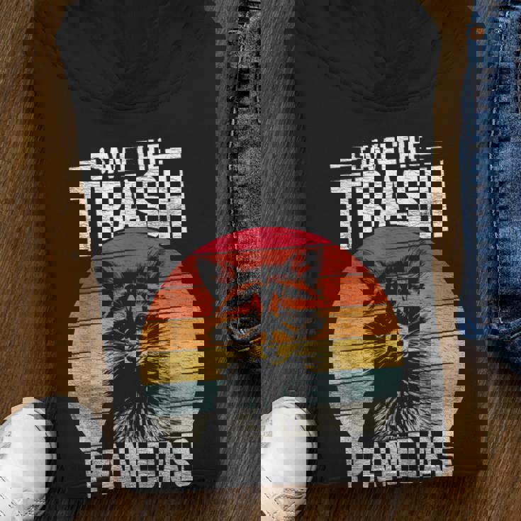 Retro 'Save The Trash Pandas' Youth Hoodie - Fun & Eco-Friendly