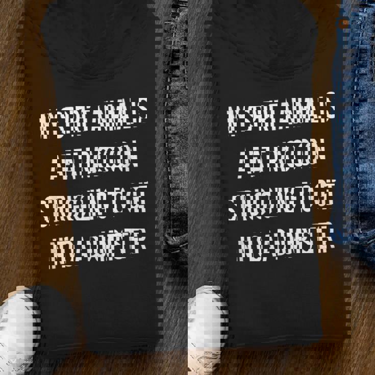 Sarcastic Raccoon Spirit Animal Unisex Youth Hoodie - Fun & Playful
