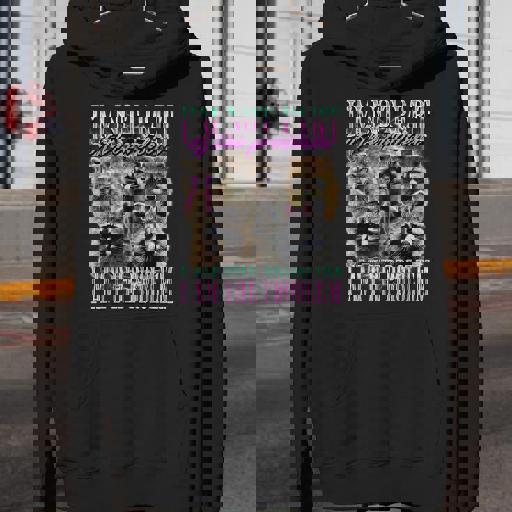 Raccoon Meme Youth Hoodie - Unisex Bootleg Style for Trendy Looks