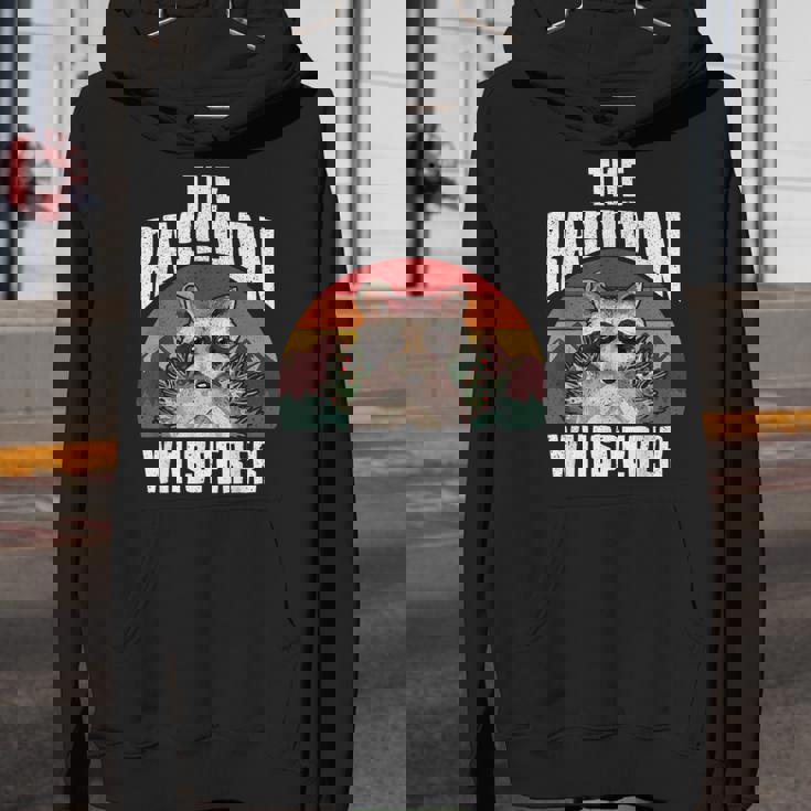 The Raccoon Whisperer Raccoon's Lover Vintage Retro Unisex Youth Hoodie