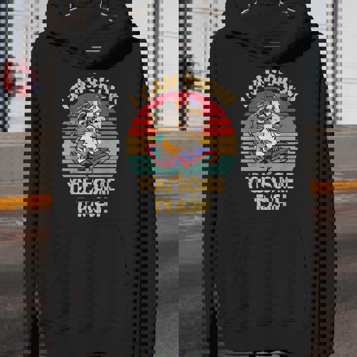 Vintage Raccoon Lovers Unisex Youth Hoodie - Fun & Eco-Friendly