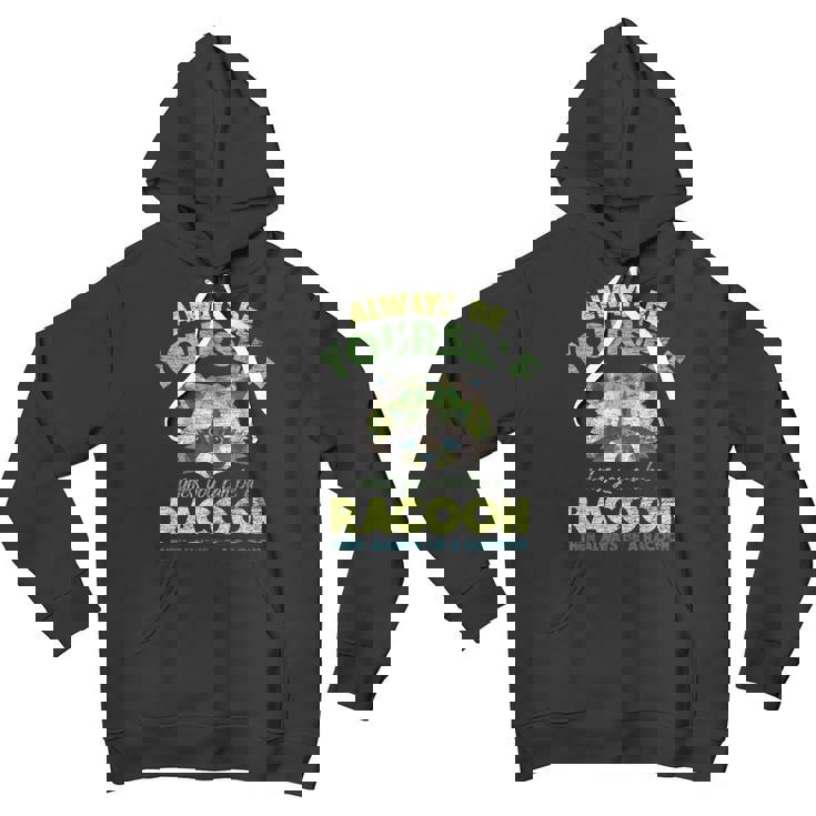 Always Be a Racoon Youth Hoodie - Fun & Playful Unisex Design