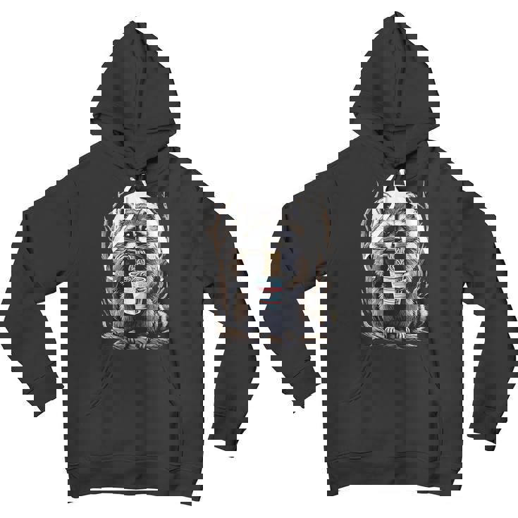 Raccoon Hoodie for Unisex - Playful Noodle Feast Theme