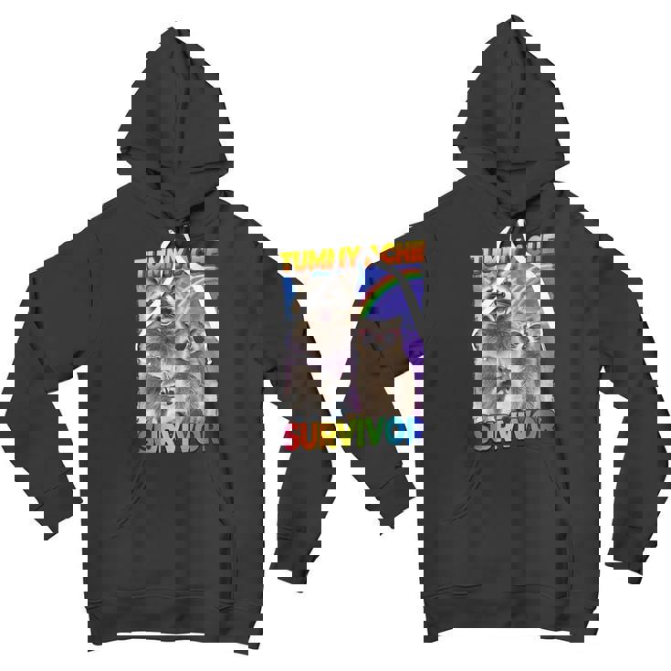 Raccoon Hoodie | Youth Unisex - Tummy Ache Survivor Theme