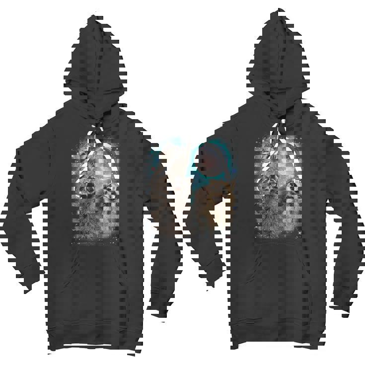 Raccoon Moon Howling Hoodie - Unisex | Unique Gift for All Ages
