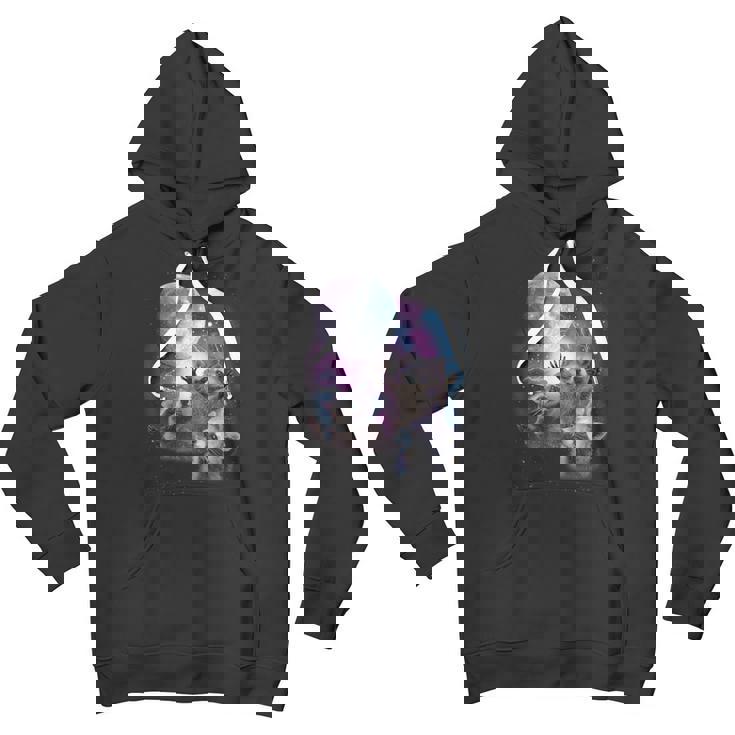 Raccoon Moonlight Howl Hoodie - Youth Unisex