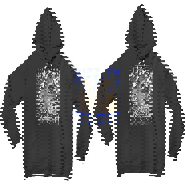 Raccoon Rizz Youth Hoodie - Autism Awareness Meme Fun