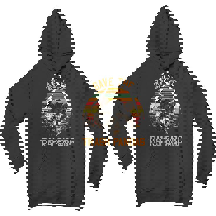 Save The Trash Pandas Raccoon Hoodie | Unisex Youth Animal Theme