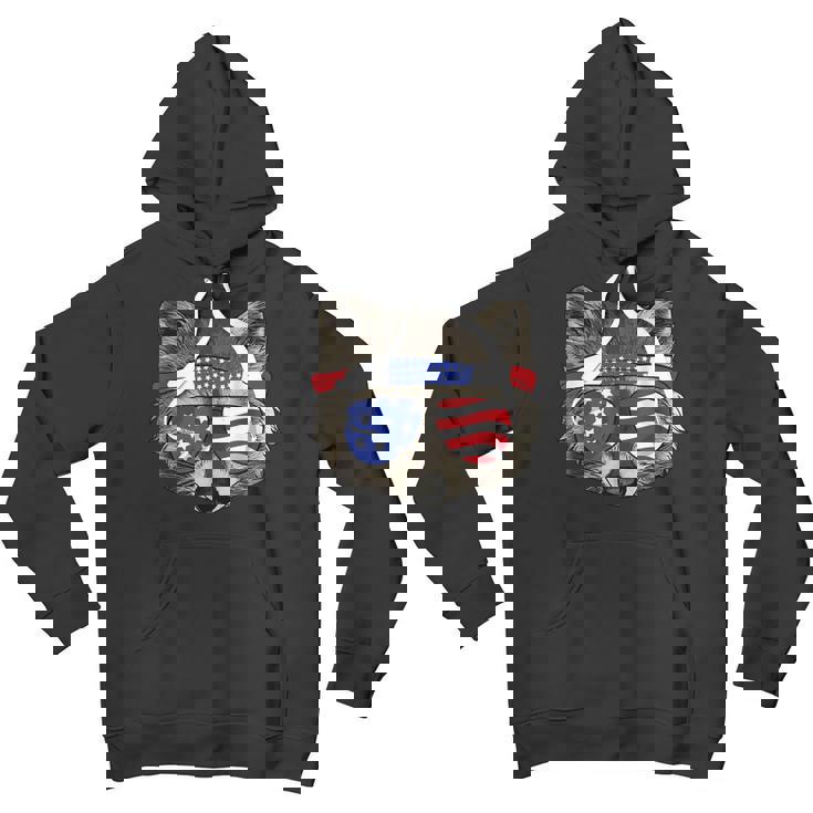 USA Patriotic Raccoon Unisex Hoodie - July 4th Trash Panda