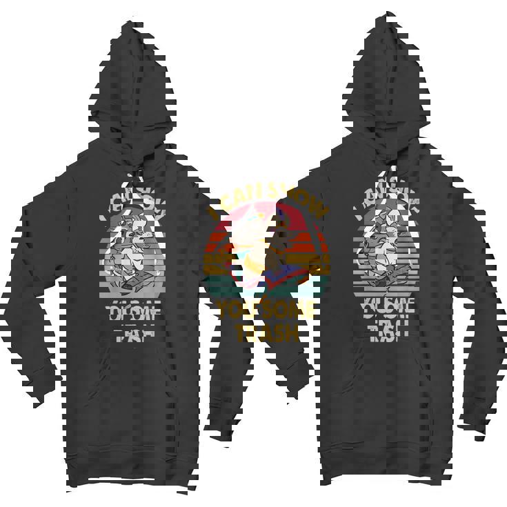 Vintage Raccoon Lovers Unisex Youth Hoodie - Fun & Eco-Friendly