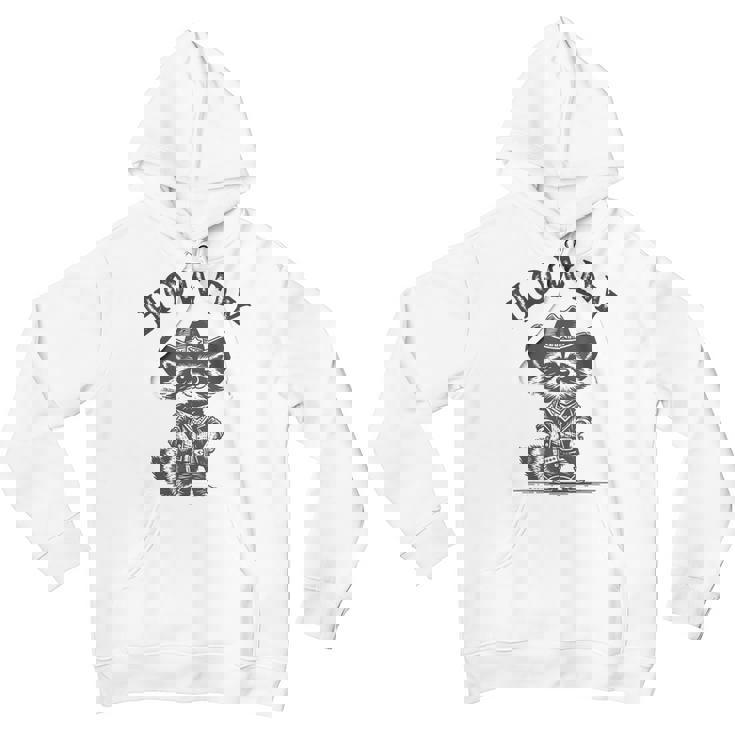 Howdy Cowboy Raccoon Unisex Hoodie - Fun Animal Design for All Ages